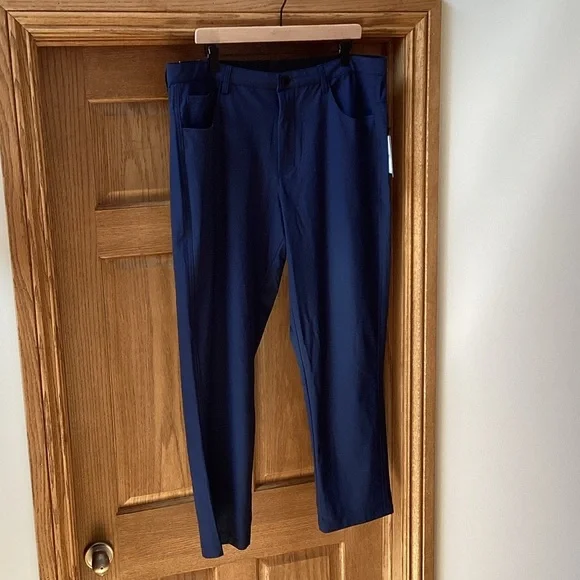 Quiksilver navy blue Slim Fit Pants. Men’s size 38x30. ❗️NEW❗️ - Picture 2 of 16